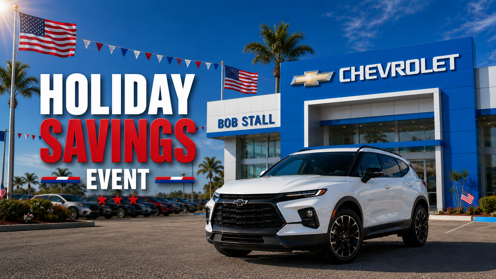 Chevy Holiday Savings Event at Bob Stall Chevrolet near San Diego