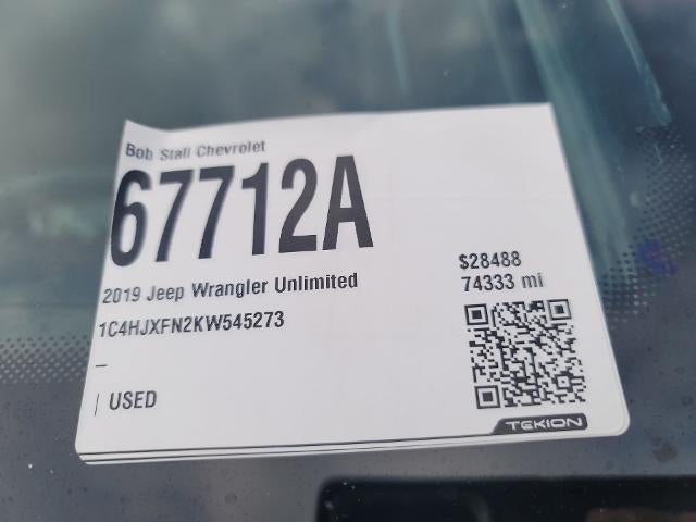 2019 Jeep Wrangler Unlimited Rubicon 4x4