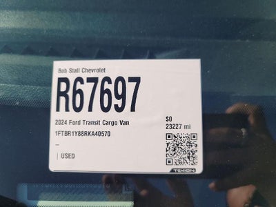2024 Ford Transit Cargo Van T-250 130" Low Rf 9070 GVWR RWD