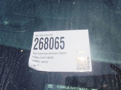 2026 Chevrolet Silverado 2500 HD WT