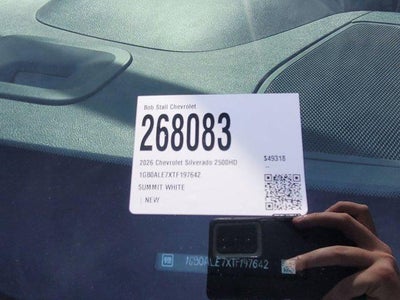 2026 Chevrolet Silverado 2500 HD WT