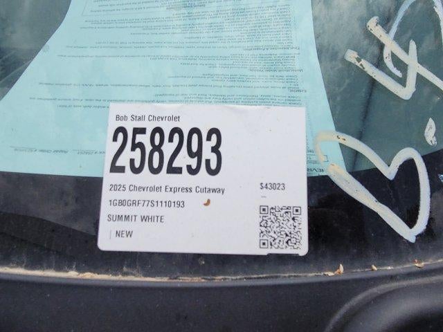 2025 Chevrolet Express Cutaway 3500 1WT