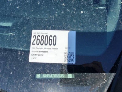 2026 Chevrolet Silverado 2500 HD WT