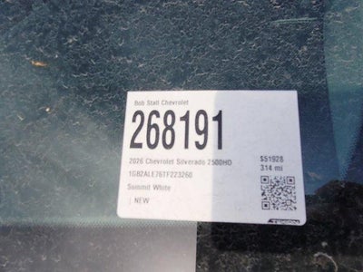 2026 Chevrolet Silverado 2500 HD WT