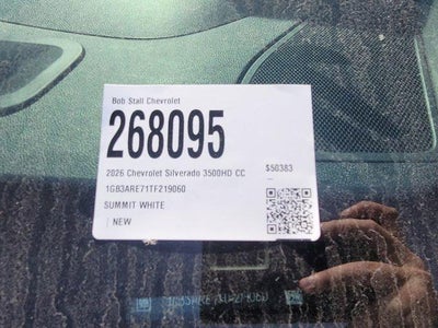 2026 Chevrolet Silverado 3500 HD Chassis Cab Work Truck