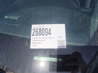 2026 Chevrolet Silverado 3500 HD Chassis Cab Work Truck