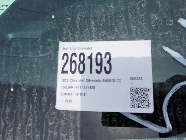 2026 Chevrolet Silverado 3500 HD Chassis Cab Work Truck