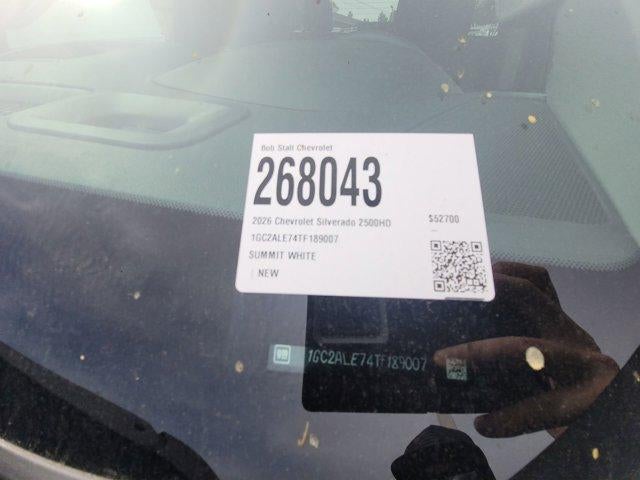 2026 Chevrolet Silverado 2500 HD WT