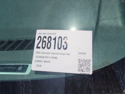 2026 Chevrolet Express Cargo WT