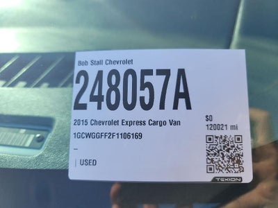 2015 Chevrolet Express Cargo 2500 Work Van