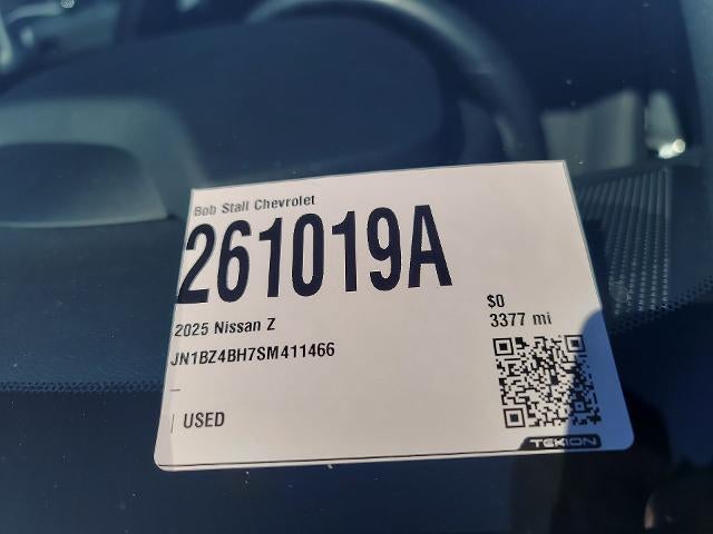 2025 Nissan Z Performance Automatic Transmission