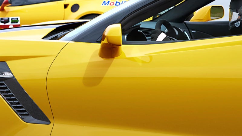 Yellow 2016 CORVETTE Z06 up-close