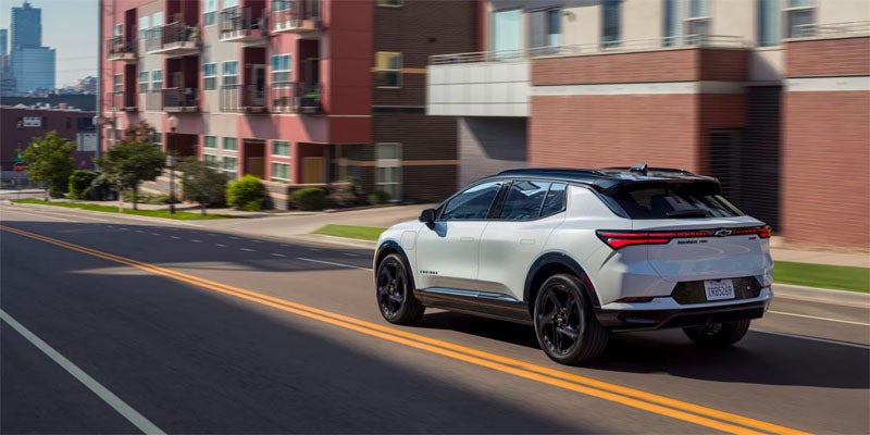 Exterior of 2025 Chevrolet Equinox EV at Bob Stall Chevrolet in La Mesa, CA