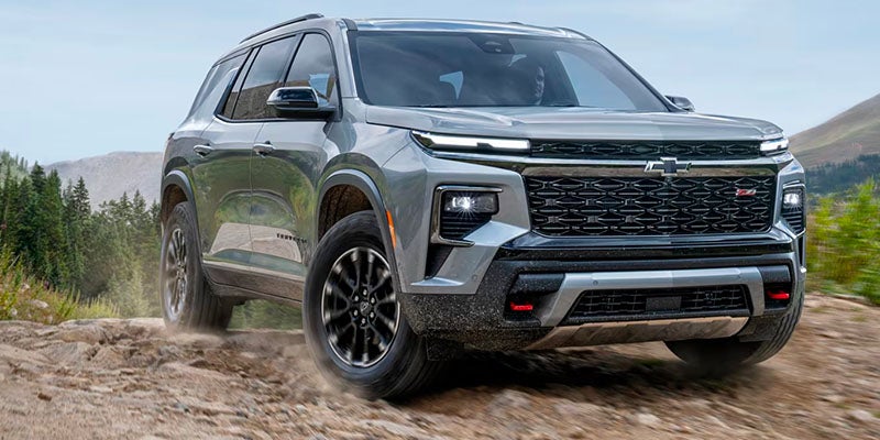2025 Chevrolet Traverse Outdoors with Mountains Behind La Mesa, CA