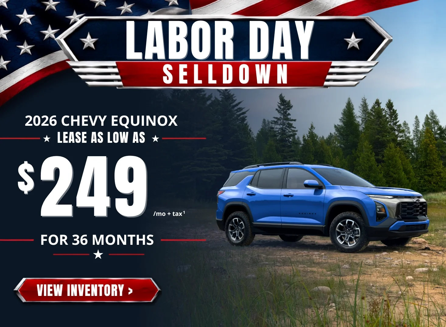 $249 Lease offer - Chevy Equinox