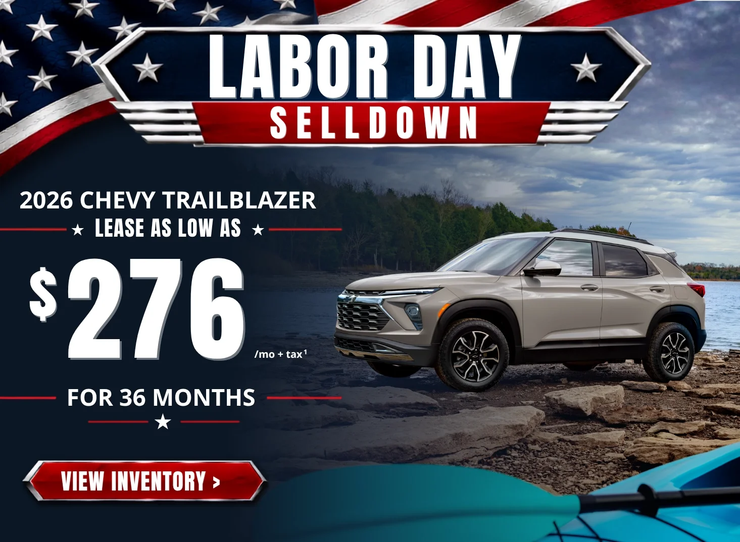 $279 Lease offer - Chevy Trailblazer