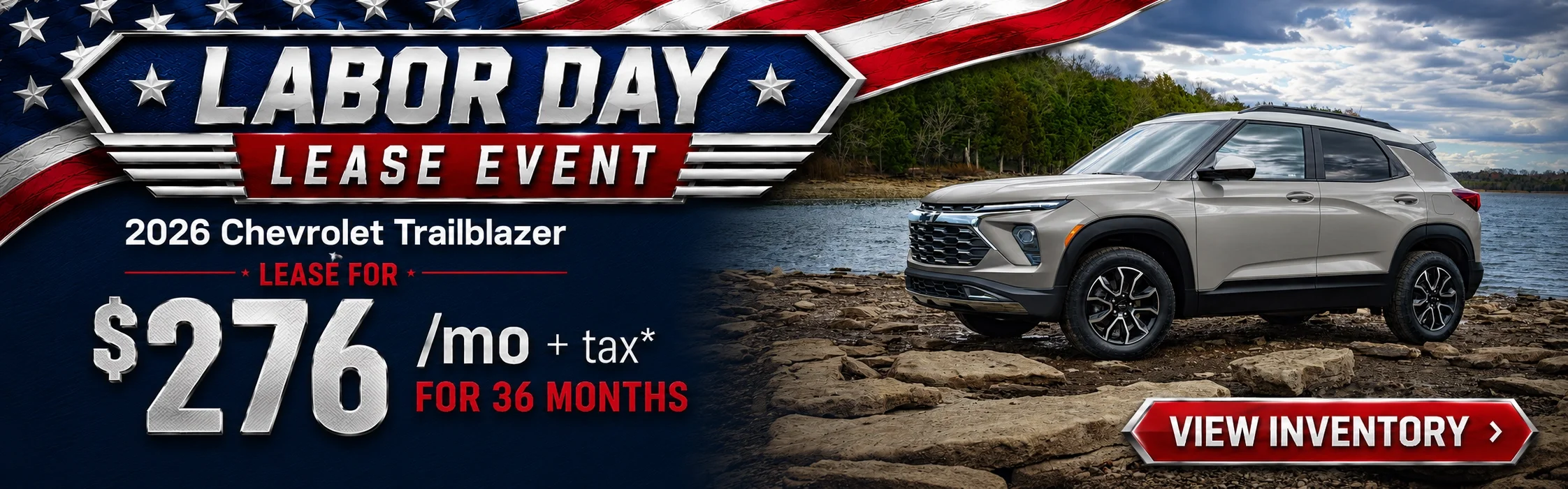 Trailblazer Lease $276 per month 