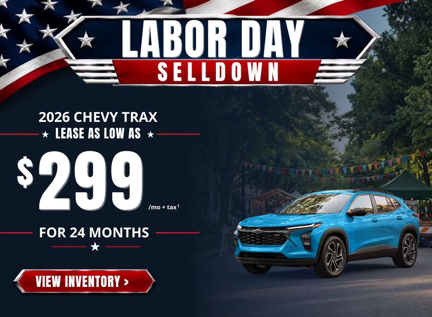 $299 Lease offer - Chevy Trax