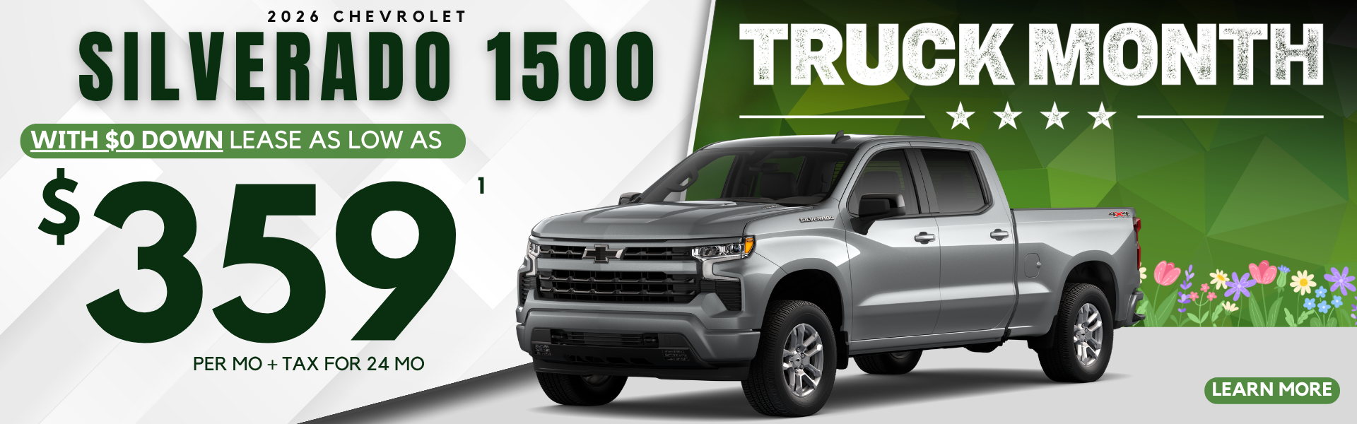 April Silverado 1500 Lease 