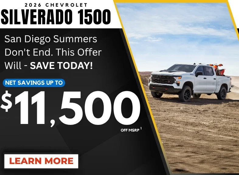 11,500 off MSRP on Silverado
