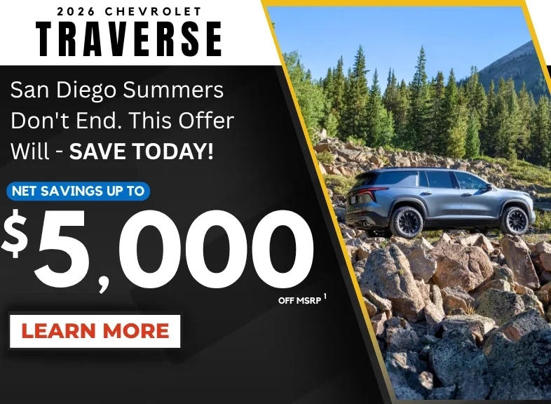 Save $5,000 on Traverse
