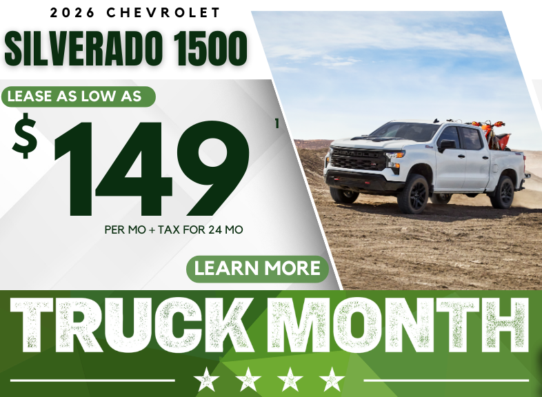 March Silverado Lease $149 for 24 months