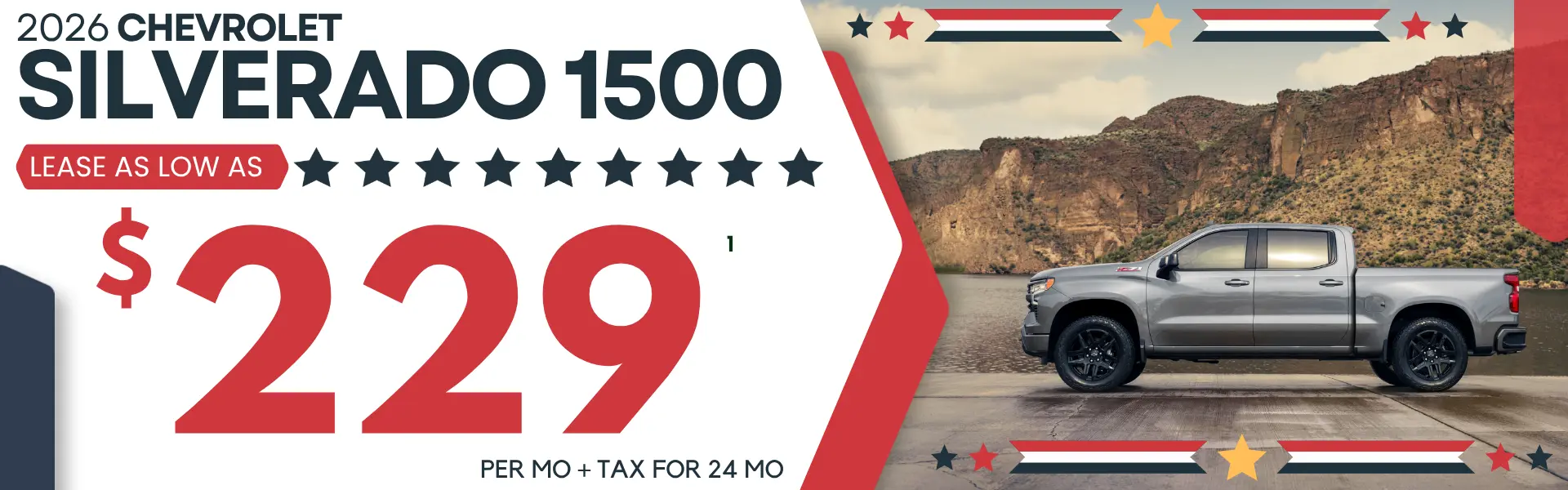 $229 Silverado Lease