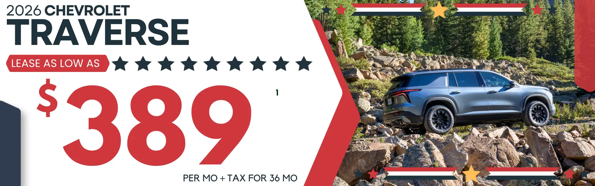 $389 Traverse lease 