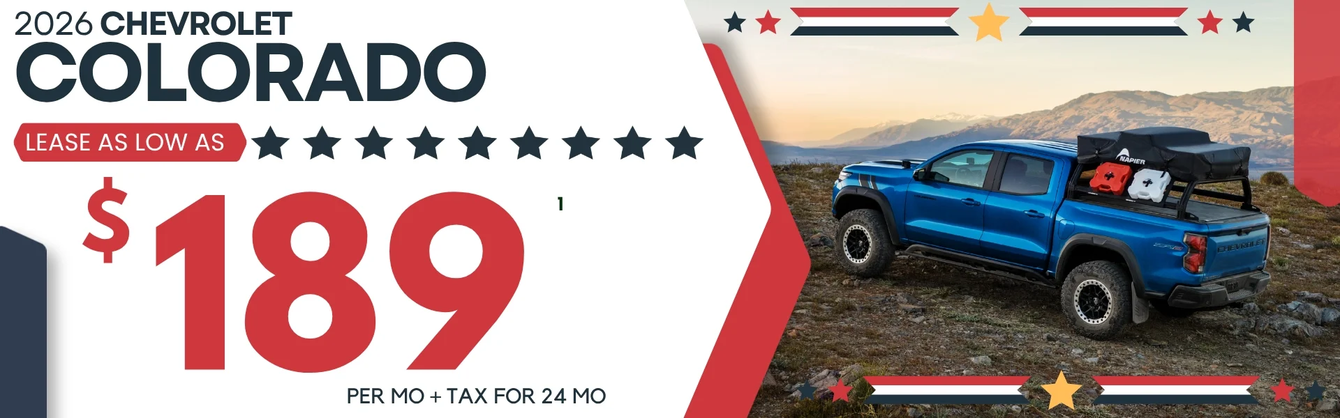 $189 Colorado Lease Offer 